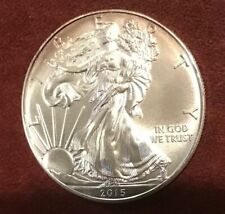 2015 1 OZ American Silver Eagle Dollar Gem BU picture