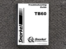 Snorkel TB60 Boom Lift Troubleshooting Service Repair Manual picture