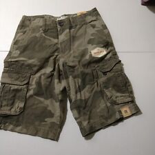 URBAN PIPELINE CARGO SHORTS HITS THE KNEE Sizes 29 Camo NWT picture