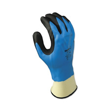 Showa 377 Liquid Resistant Nitrile/Nitrile Foam Coated Gloves, Large picture