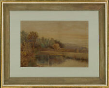 Early 20th Century Watercolour - Tranquil Pond picture