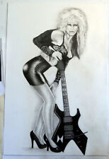 The Mona Lita..  an incredible Artwork of Rock guitar goddess Lita Ford picture