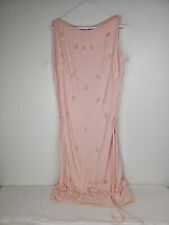 Vintage 50s Frank Starr Pink Lace Sequin Dress picture
