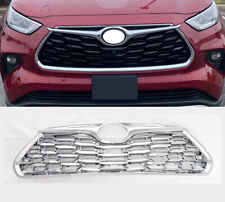 Patented Snap-On Chrome Grill fit 20-23 Toyota Highlander W/ & W/O Camera picture