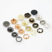 Ring Snaps, Prong with Button Cover 9.5,11,15 MM,CHOOSE COLOR & QUANTITIES USA   picture