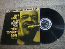 Arnett Cobb LP-Blow Arnett Blow-w/Eddie Davis-1959-Prestige-Stereo-Black Lab-VG+ picture