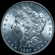 USA : 1887 Morgan Silver Dollar  59-939 picture