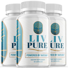 3 Pack- Liv Pure  - Liv Pure Detox Capsules Weight Loss Support Supplement Pills picture