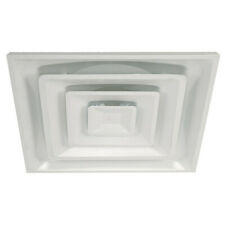 Zoro Select 4Mjv3 Ceiling Diffuser, Square, 8 In, White, Steel picture