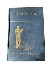 Antique David William Lewis Llawlyfr y Llais Book 1893 Welsh F.T.S.C Voice Music picture