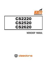 2220 2520 2620 Tractors Technical Repair Workshop Manual Fits Kioti  - Best picture