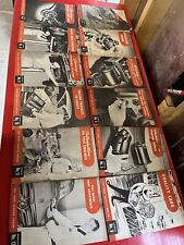 VINTAGE 1951 FORD SERVICE FORUM SERVICING SET OF 12 BOOKS picture