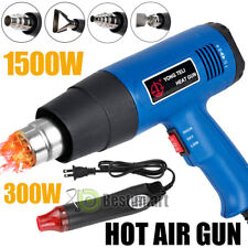 1500W Heat Gun Hot Air Wind Blower Dual Temperature +4 Nozzles Power Heater Tool picture