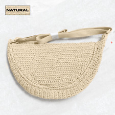 Uniqlo Round Mini Crochet Bag NATURAL / Beige NEW 468659 picture