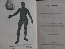 Rare Old Cookery Book. On Food book by E.Lankester M.D 1862. Lectures S.K.Museum picture