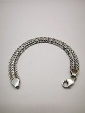 Nice Vintage Bracelet Unisex Jewelry, 925 Sterling Silver, Handmade 16 gram gift picture