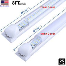 8ft Linkable Led Shop Light Fixture, T8 Integrated 8 Foot Led Tube Light Bulbs picture
