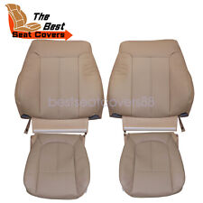 2011-2016 For Ford F250 F350 Lariat FX4 Front Perforated Leather Seat Cover Tan picture