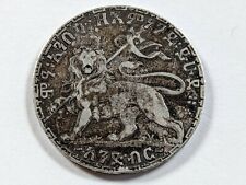 Ethiopia (EE 1895) 1902-1903 1 Birr Silver Uncleaned Condition picture