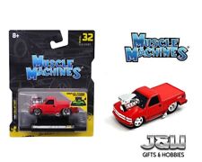 Muscle Machines 1993 Chevrolet 454 SS Pickup Truck Red 1/64 picture