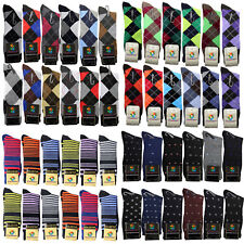 Lot 6 12 Cotton Mens Funny Colorful Novelty Business Wedding Casual Dress Socks picture