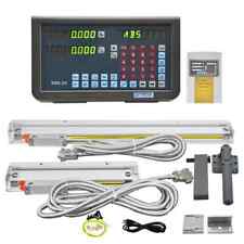 2 Axis LED Digital Readout  DRO Linear Glass Scale dro CNC Lathe Mill MIlling picture