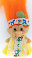 Troll Doll 3 Inch Green Glass original Eyes 1960s picture