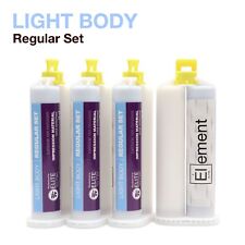 Element LIGHT BODY VPS PVS Dental Impression Material REGULAR Set 50ML Cartridge picture