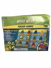 Lakeshore Learning Folder Games Word Work Pre K-K  Ages 4+ Brand New Sealed picture