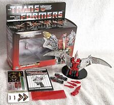 G1 1985 SWOOP BOXED • 100% COMPLETE • VINTAGE G1 DINOBOT TRANSFORMERS picture