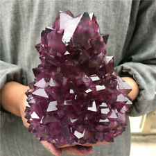 2.4LB-3.3LB Rare Purple Alunite Crystal Mineral Specimen Point Reiki Healing picture