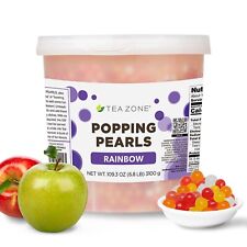 Tea Zone Rainbow Popping Pearls/Popping Boba/Bursting Boba(6.8 lbs) for Boba Tea picture