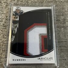 2016 Immaculate Numbers Rob Gronkowski Game Used Letter 3/10 Future HOF picture