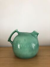 Vintage RumRill Pottery Tilt Ball Jug Pitcher, Green,  1930s, #50 picture