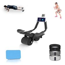 Ab Roller with Elbow Support, Automatic Rebound Machine FREE FITNESS BANDS picture
