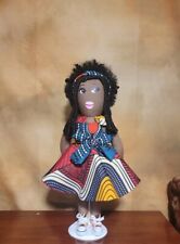 Ju-Nel Babe 18 inch Handcrafted African Pride Keepsake Doll picture