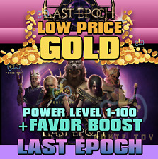 🔥LAST EPOCH SEASON/CYCLE🔥GOLD 50M-2000M + POWER LEVEL + FAVOR BOOST 🔥SOFTCORE picture