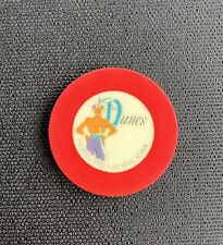 Las Vegas Dunes Hotel Rare 1955 Red Roulette Chip N1511.Red picture