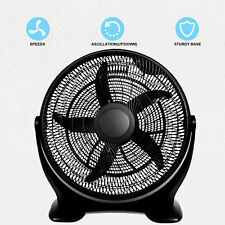 Simple Deluxe 14/18/20 Inch 3-Speed Plastic Floor Fans Quiet for Home Office picture