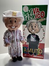 President Amlo Amlito Lopez Obrador Baseball Player Doll with 9 Sounds & INE picture