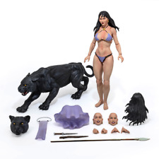 Teegra 1:12 Scale Action Figure ICON Collectibles Frazetta Girls + FIRE AND ICE picture
