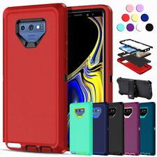 For Samsung Galaxy Note 9 Shockproof Rugged Defender Case Cover w/Belt Clip picture