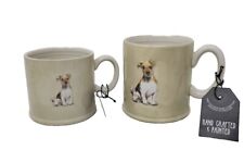 The Old Pottery Company's Jack Russell Terrier Dogs Coffee Mugs  2 Sizes New picture