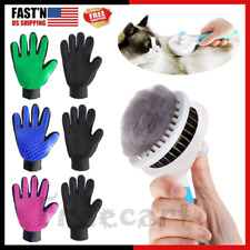 Pet Hair Remover Dog Cat Comb Grooming Massage Deshedding Cleaning Brush /Gloves picture