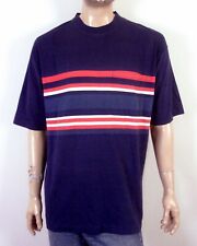 vintage 80s 90s NWT new Great Lakes Recreation Striped Pocket T-Shirt Indie M picture