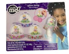 Totally Me GLITTER FAIRIES SNOW GLOBE, MAKES 3, UNUSED IN OPENED BOX picture