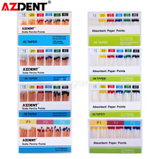 AZDENT Dental Gutta Percha Points/Absorbent Paper Points Endodontic Root Canal picture