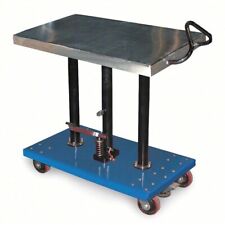 Vestil HT-10-2036A Manual Mobile Post-Lift Table, 1,000 lb Load Capacity picture
