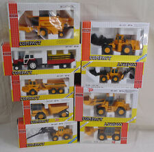 Lot of 9 Joal Compact Diecast Construction Vehicle 1/35 & 1/50 Scale Volvo picture