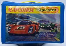 Vintage 1970 Matchbox Lesney Superfast Collector's Mini-Case holds 24 cars GC picture